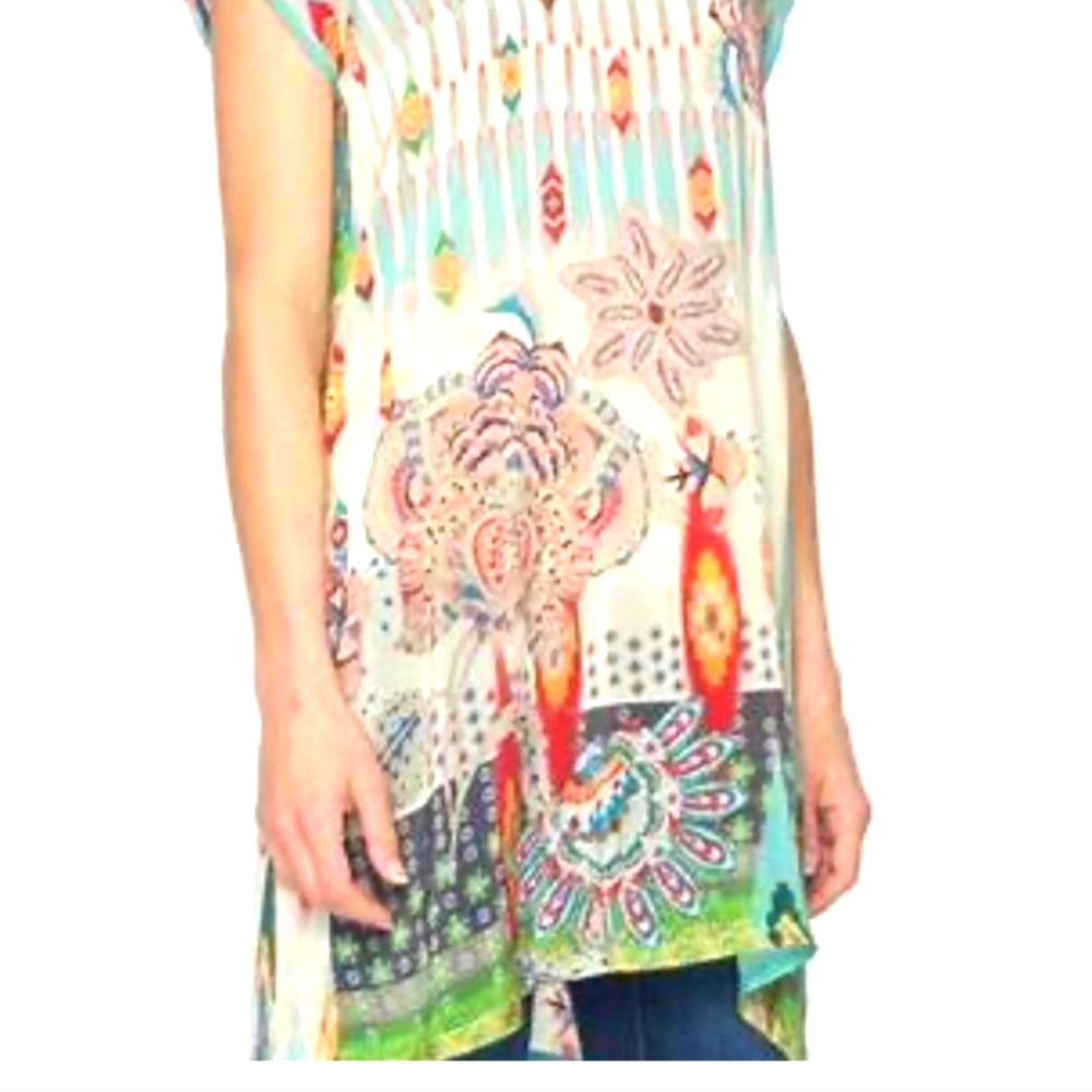 Johnny Was Vibrant Boho Dress - Picture 4 of 7